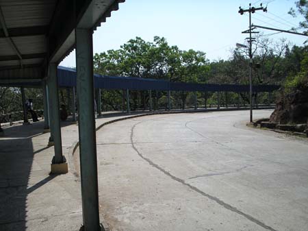 Walk way for devotees