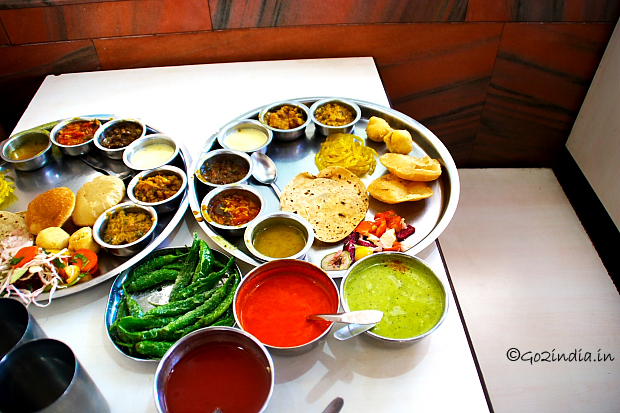 Gujarati Food Thali