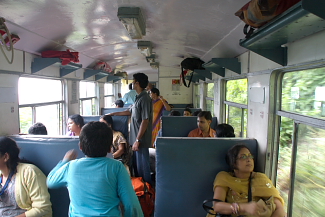 Inside Himalayan Queen train