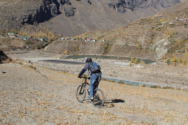 Manali Atal tunnel  by Cycle