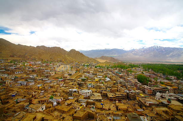 View from Leh  Palace