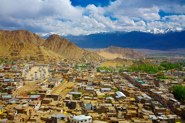 Leh Town in Ladakh
