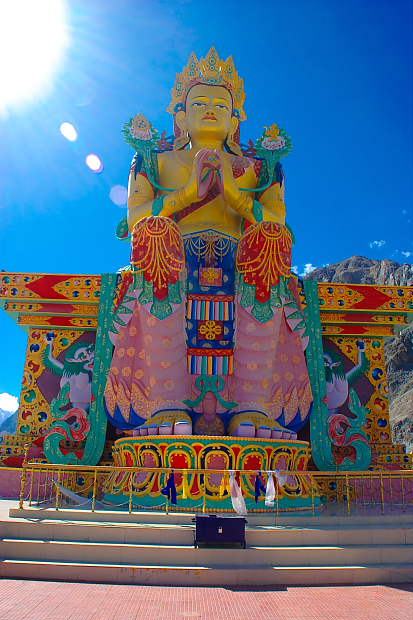 Maitreya Buddha Statue at Nubra Valley