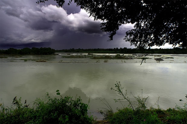 Kaveri river at Mahadevpura