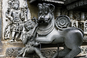 Belur temple sculpture