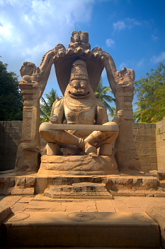 Narasimha statue at Hampi