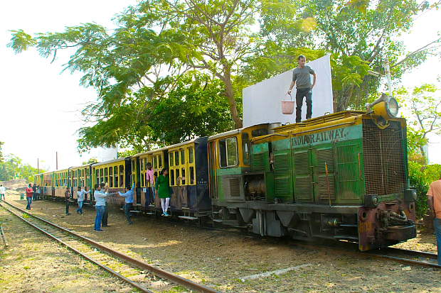 Matheran Train at station