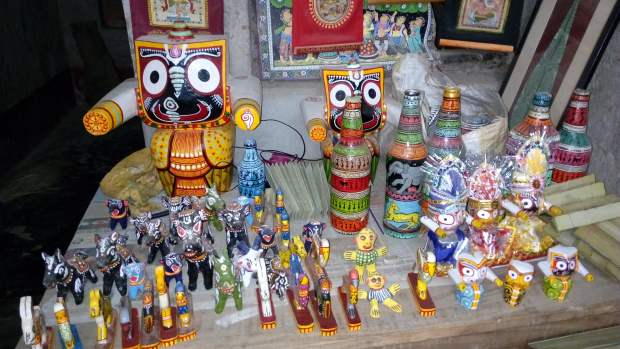 Toys at  Raghurajpur