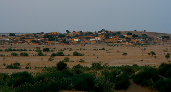 Barna Village inside desert
