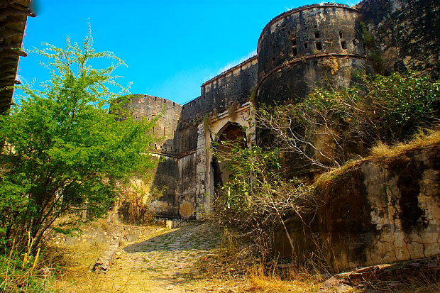Indergarh fort entrance