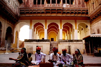Dancers inside Meharangarh Fort Jodhpur