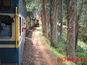 Train going to Ooty