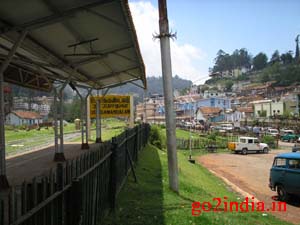 Ooty Railway staion and town