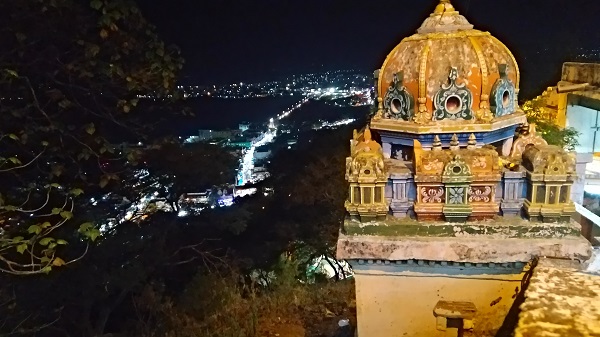 Palani city view from Murugan temple