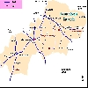 District maps of Karnataka state in India