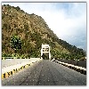 Bridge on Parvati river Kullu Manali of Himachal Pradesh