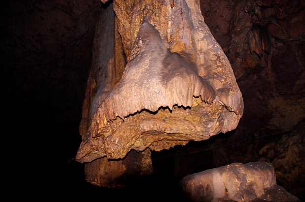stalactite inside Cave