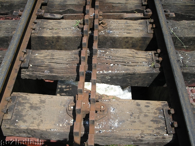 The track of Nilgiri toy train