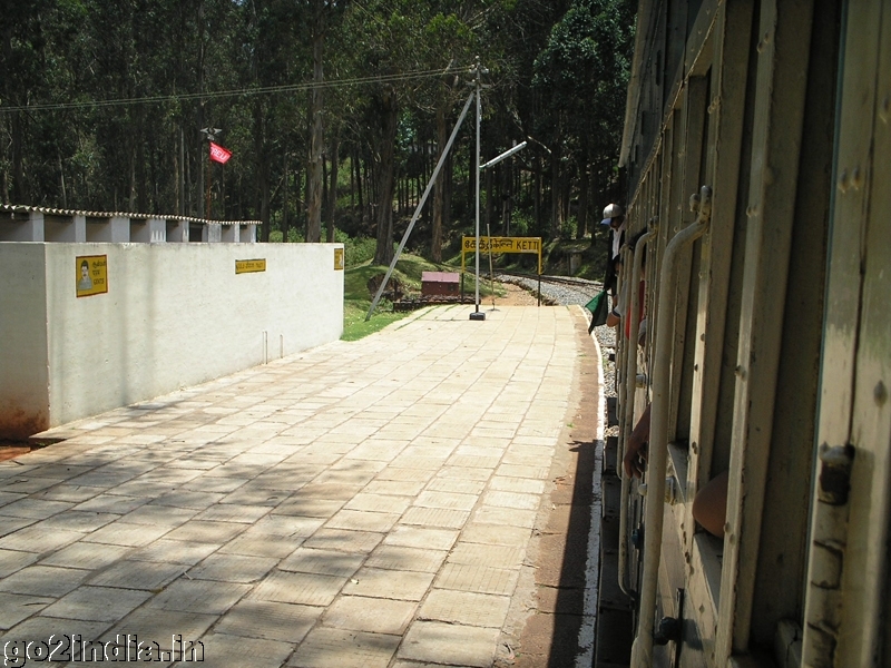 Ketti station of Nilgiri railway