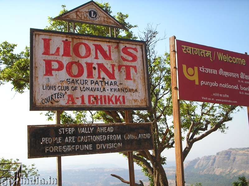 Lions point  view Lonavala