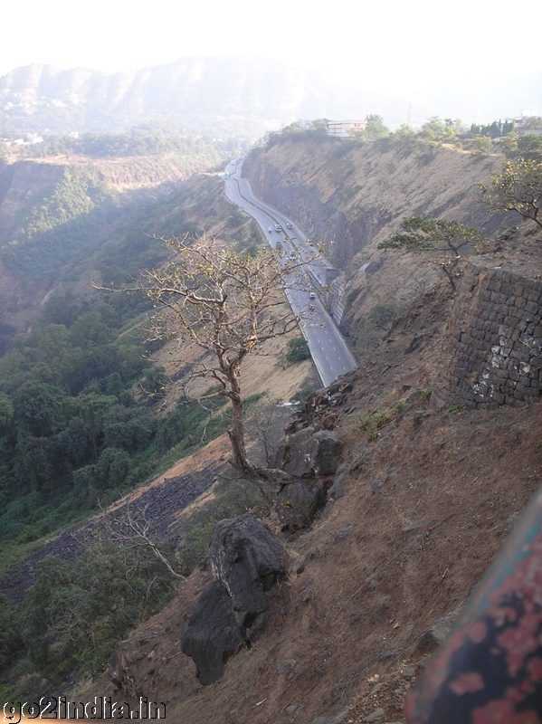 Mumbai Pune Express way at Khandala