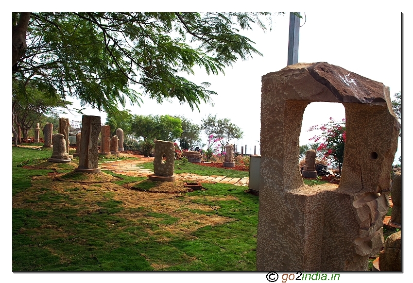 Sculptures at Kailasagiri park  in Visakhapatnam