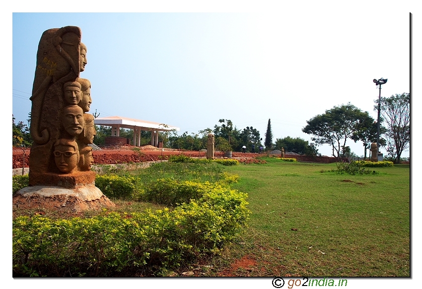 Sculptures at Kailasagiri park  in Visakhapatnam