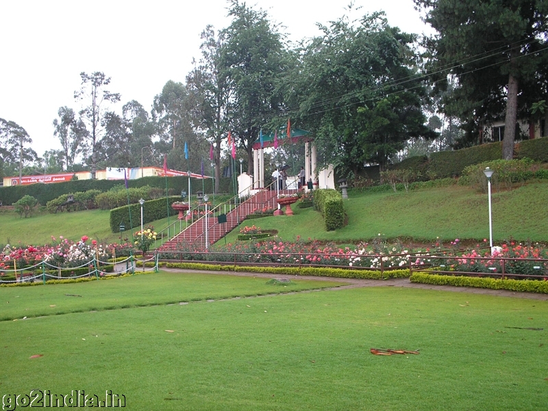 Inside rose garden Ooty