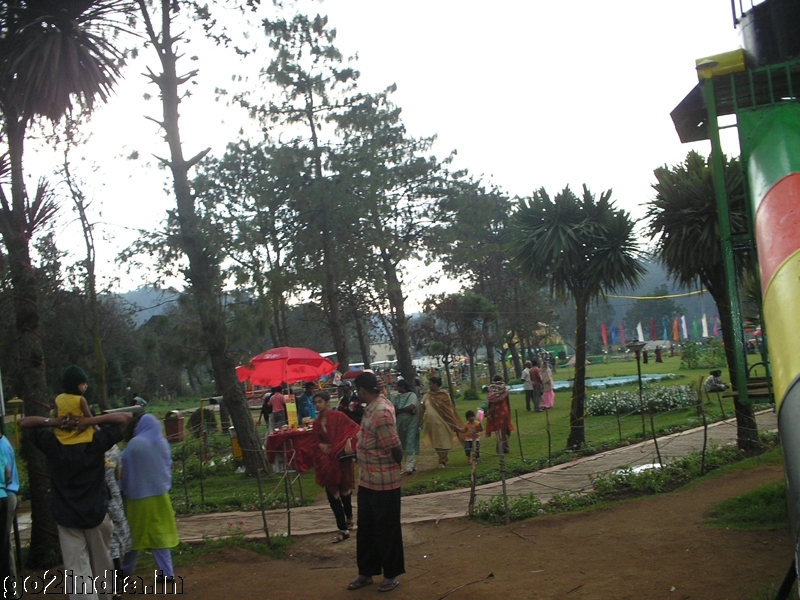 Inside a children park at Ooty