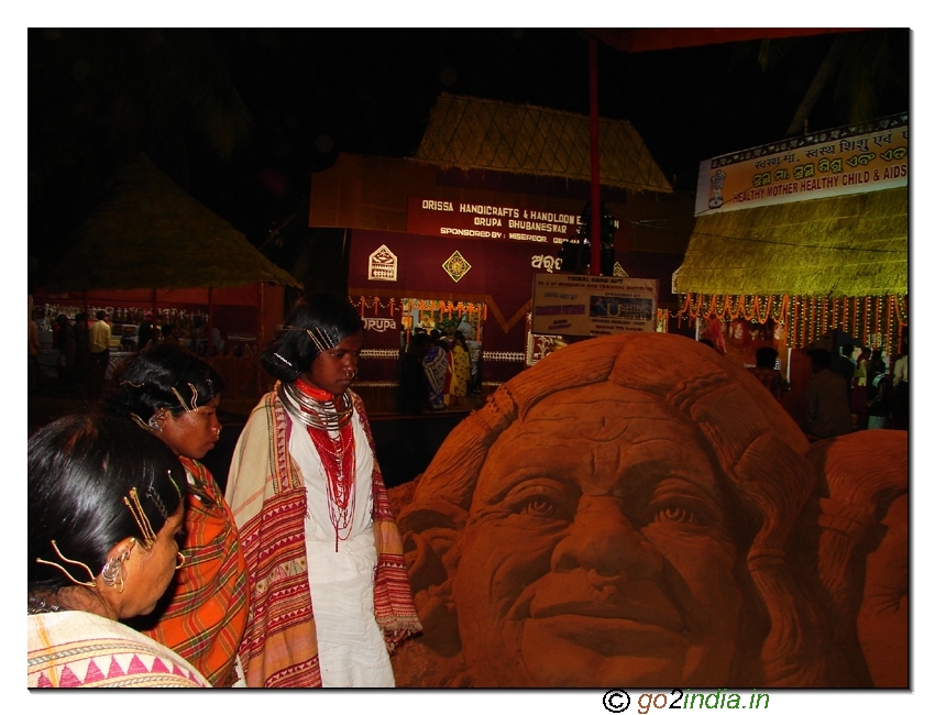 Traditional dress of tribes of Orissa
