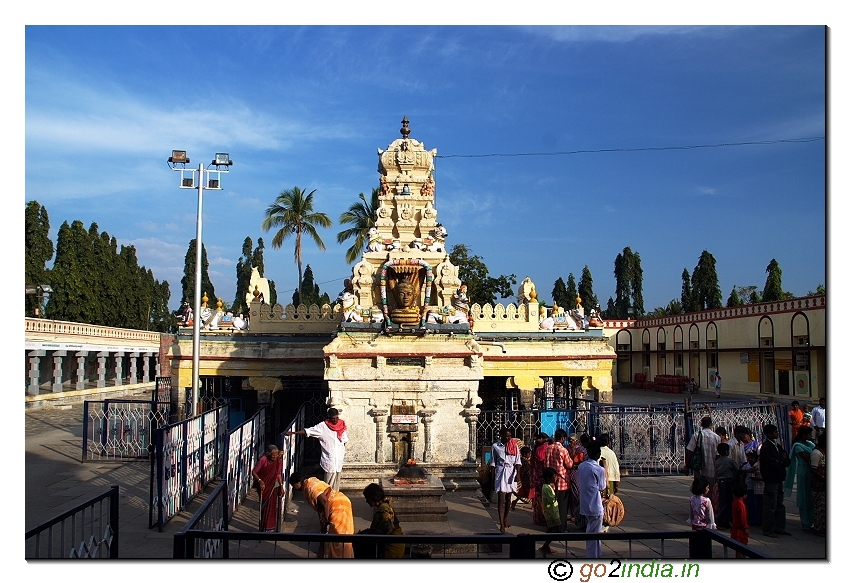 Malai mahadeshwara temple at MM hills in Chamarajnagar