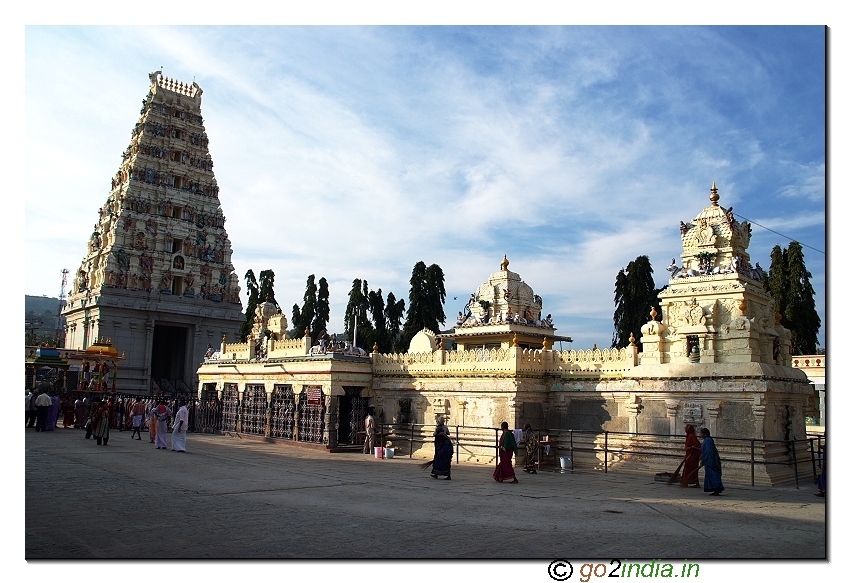 Malai mahadeshwara temple at MM hills in Chamarajnagar