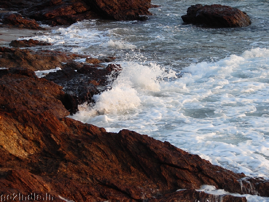 Sea Water and stone