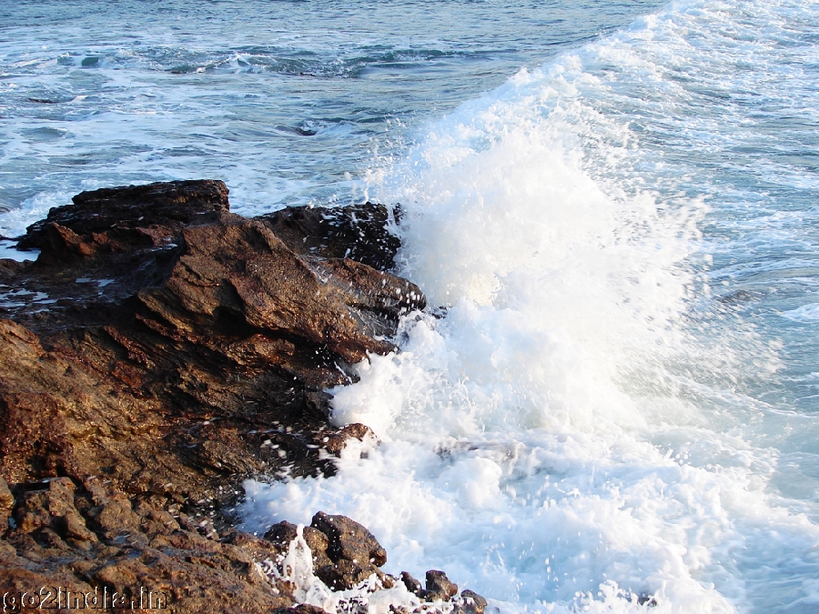 Stone sea beach