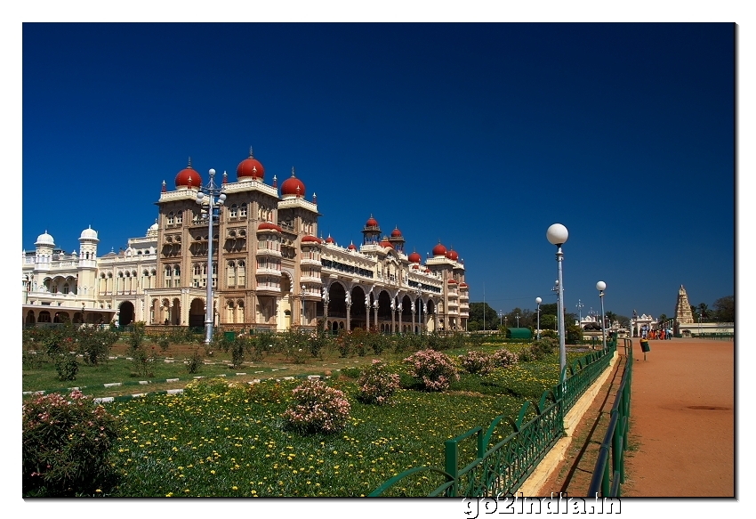 Mysore Palace view from main entrance