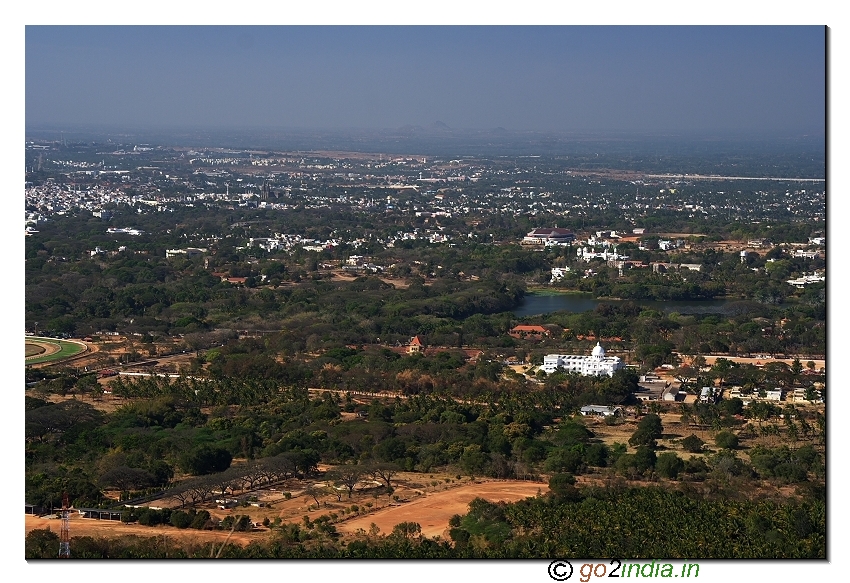 View of Mysore from Chamundi hills