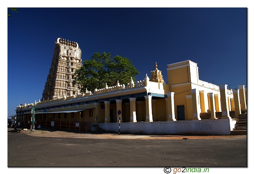 Chamundeshwari temple in Chamundi hill near Mysore