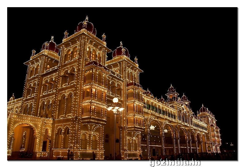 Lighting Illumination  at Mysore place