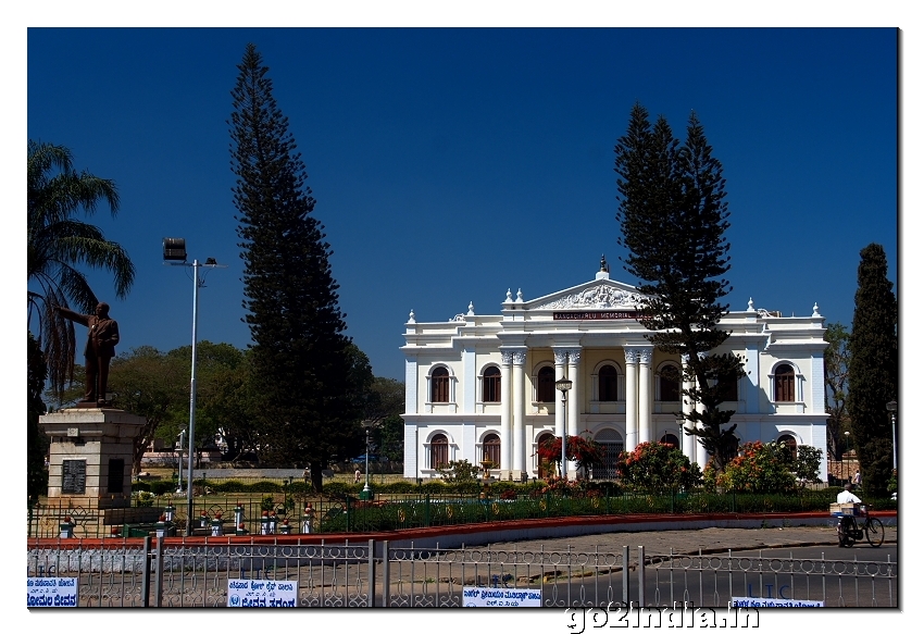 Town hall building in Mysore near main palace