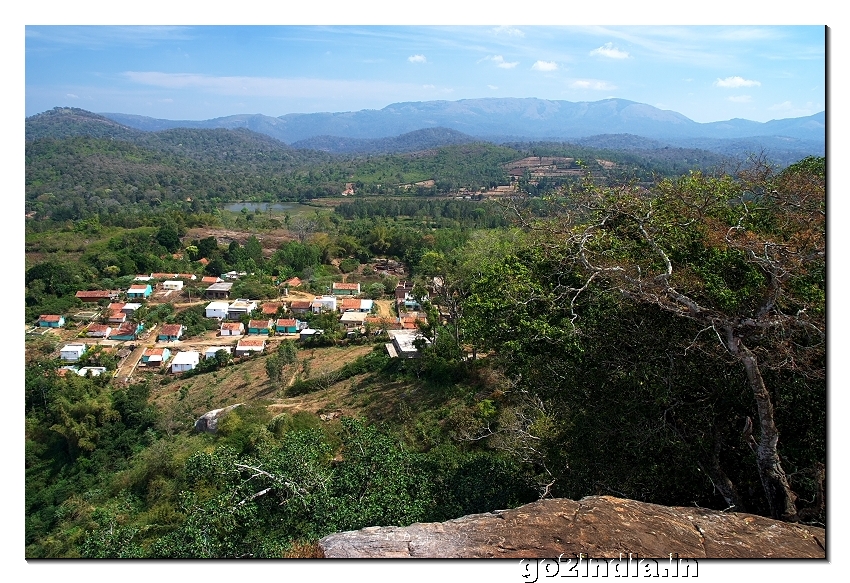 Biligiri Rangana Hills valley view from temple top