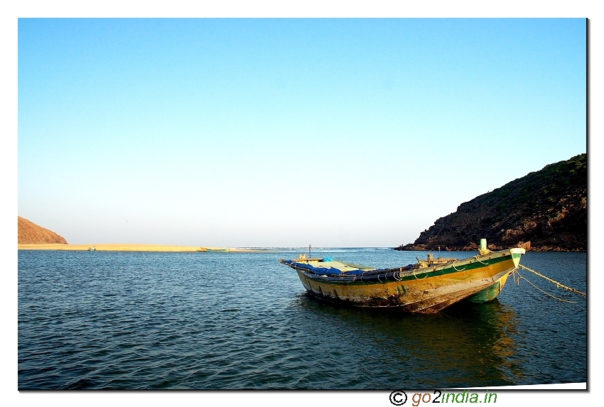 Boat at Bangarammapalam Beach