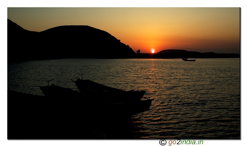 Sunset at Bangarammapalam Beach