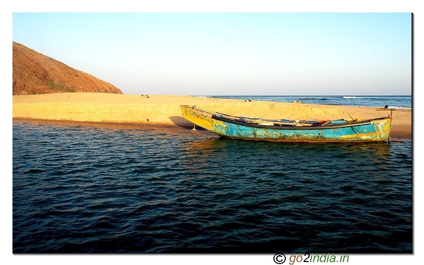 Boat at Bangarammapalam Beach