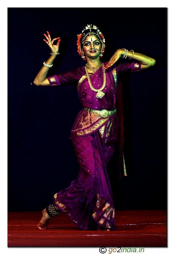 Kuchipudi stage performance