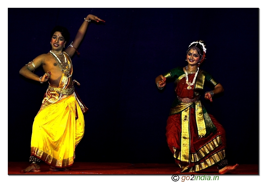 Kuchipudi stage performance