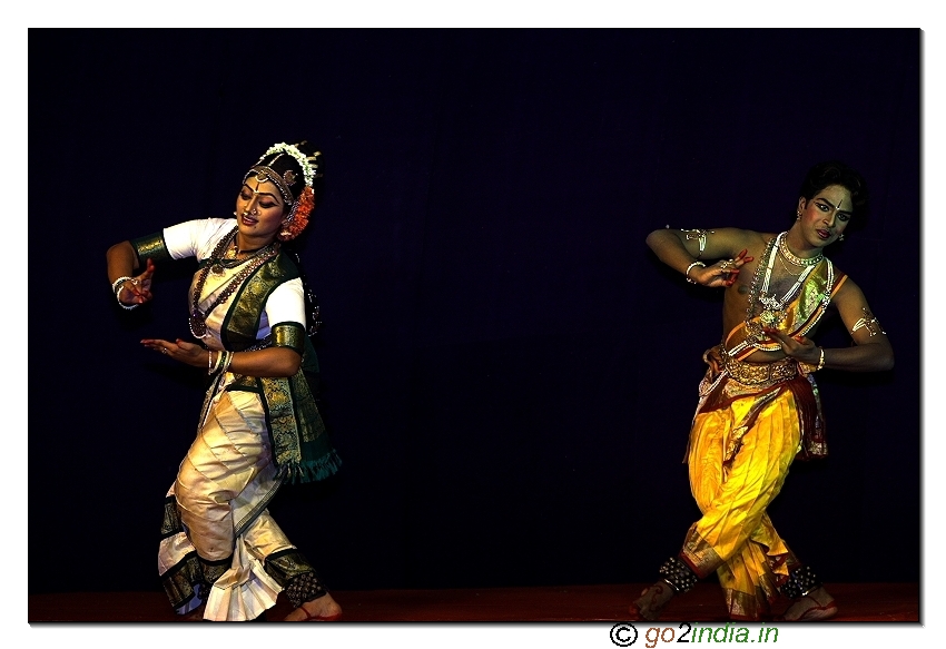 Kuchipudi stage performance