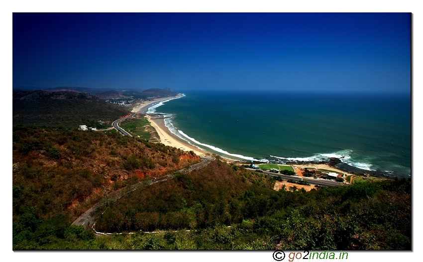 Sea view from Vizag Kailasagiri