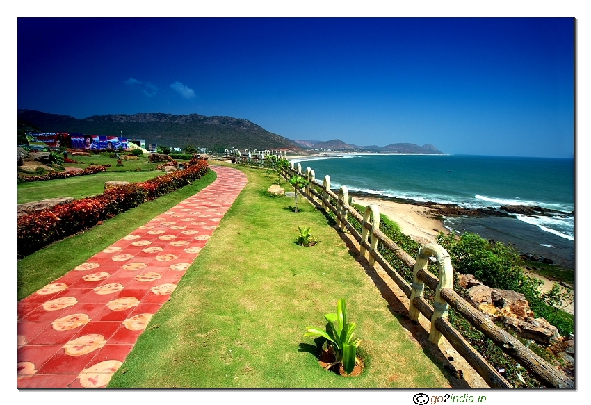 Park near Vizag kailasagiri hill