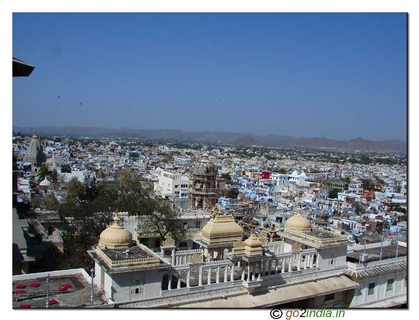 Udaipur City from Palace top