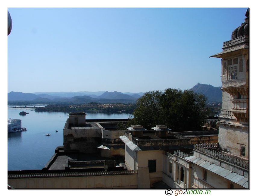 View of Lake from Udaipur palace